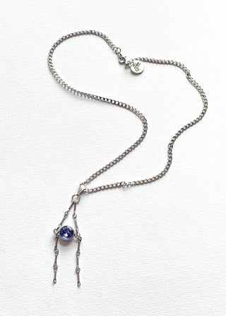 Mantis necklace silver