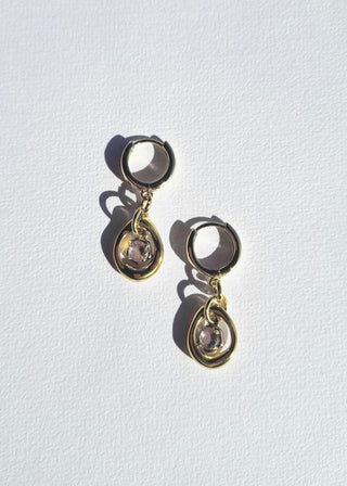 Evil eye earrings Golden